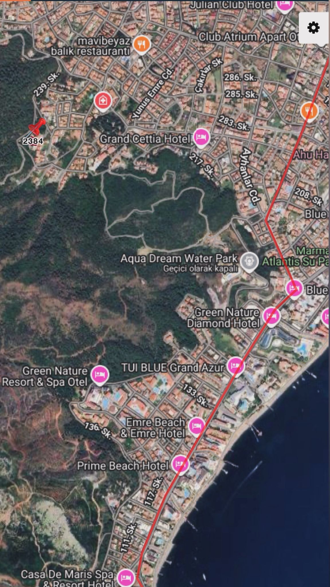 MABEL'DEN MARMARİS ARMUTALANDA DENİZ MANZARALI 700M2 SATILIK ARSA